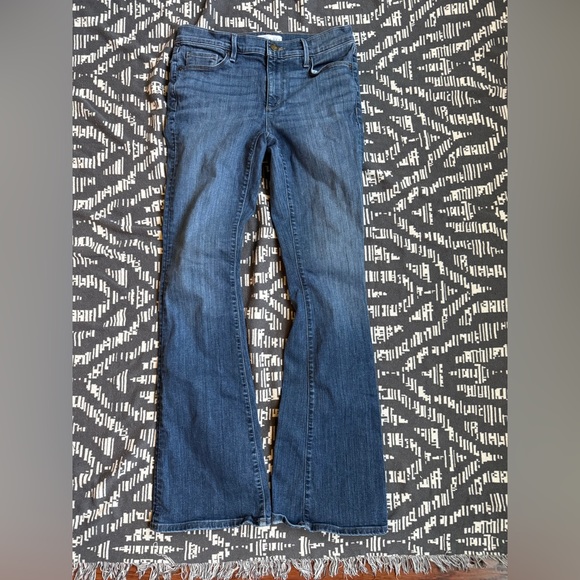 LOFT Blue Mid Rise Bootcut Women's Jeans - Picture 2 of 8